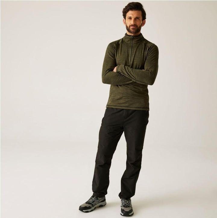 Regatta Herren Yonder Fleece für Herren, mit Halblangem Reissverschluss T-Shirt 5XL Olive Night, 5XL
