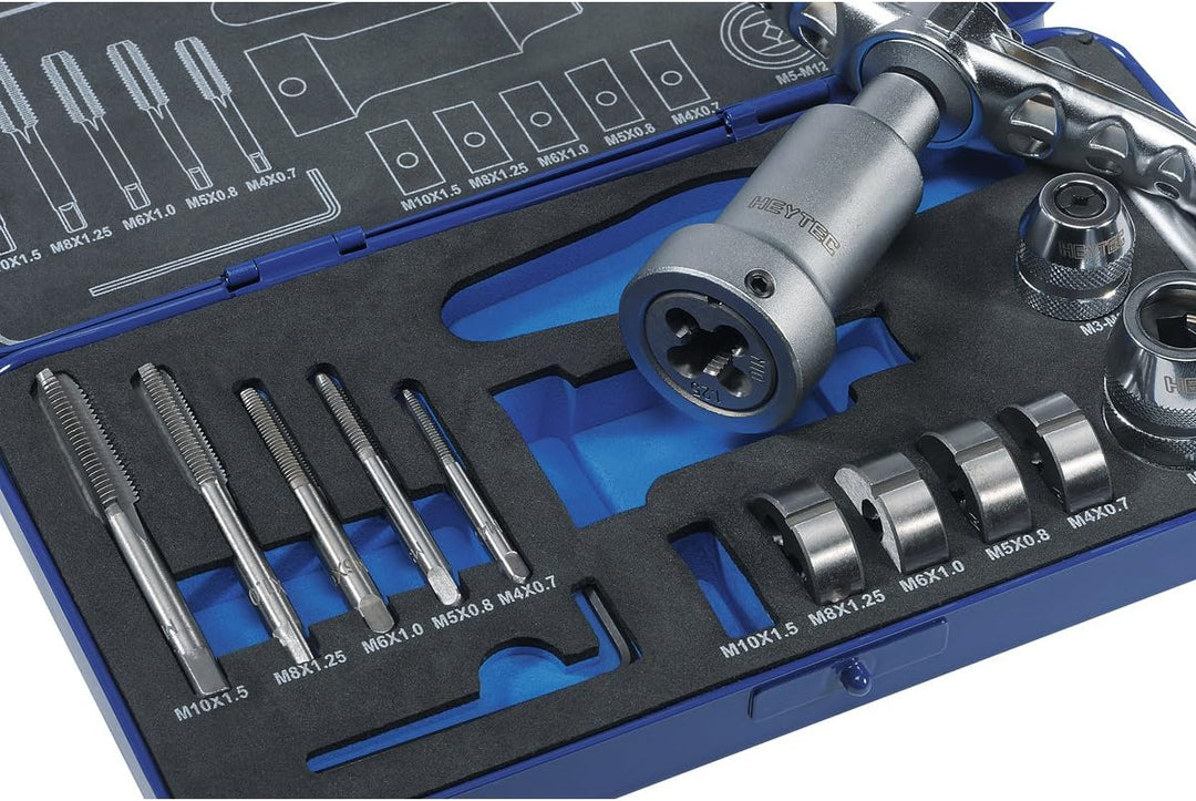 Heytec 50814900000 HSS-Gewindeschneidsatz 16-teilig