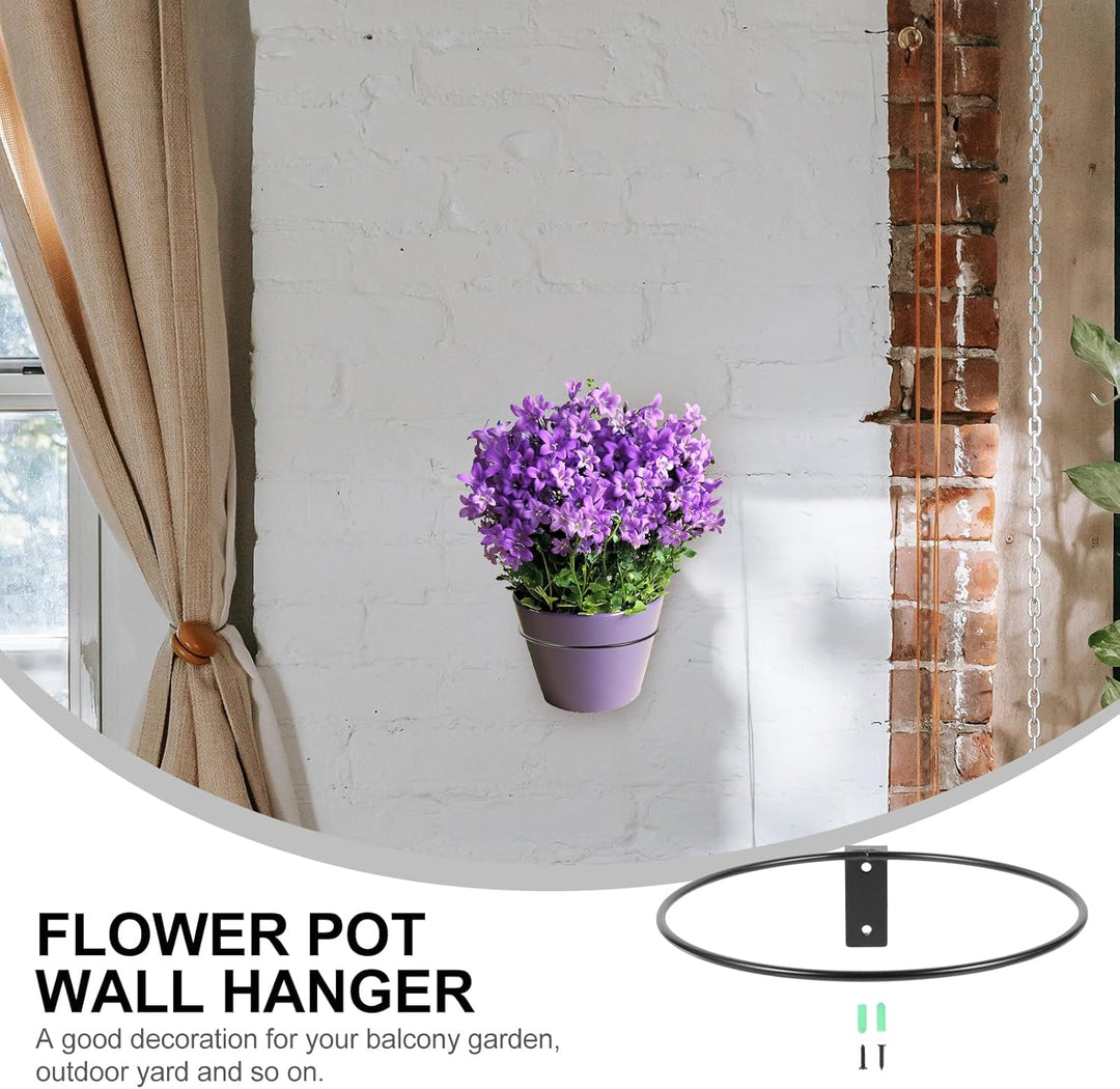 Cabilock Blumentopf Halterung Metall Blumentopfhalter Wandhalterung Pflanzenhalter Wandmontage Pflan