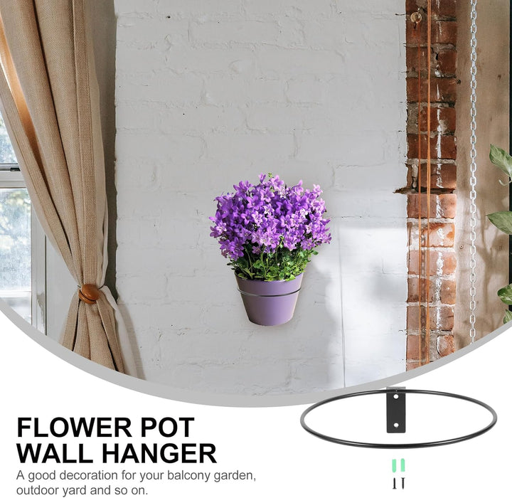 Cabilock Blumentopf Halterung Metall Blumentopfhalter Wandhalterung Pflanzenhalter Wandmontage Pflan