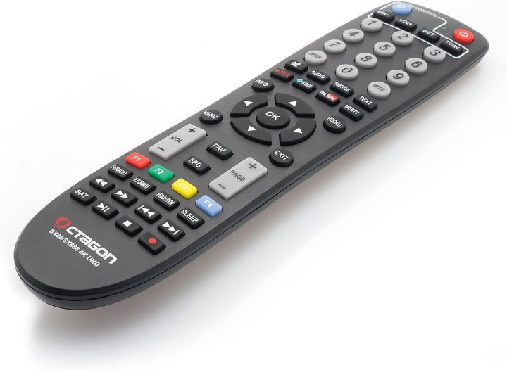 Octagon SX888 V2 (Version 2) 4K UHD E2 Linux Smart TV Receiver, Multiboot SW: Define OS + E2 Linux,