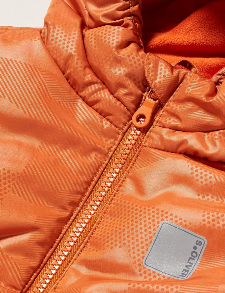 s.Oliver Jungen Jacke Langarm 116 dark orange AOP, 116 dark orange AOP