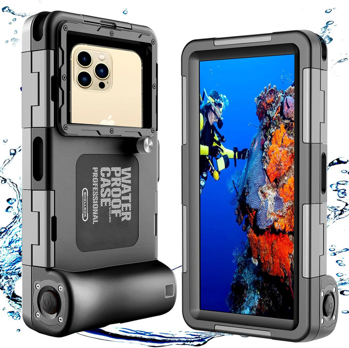 ZLIME wasserdichte Handyhülle 7.0 Zoll Unterwasser Wasserfeste Handy Wasserschutzhülle Handytasche,