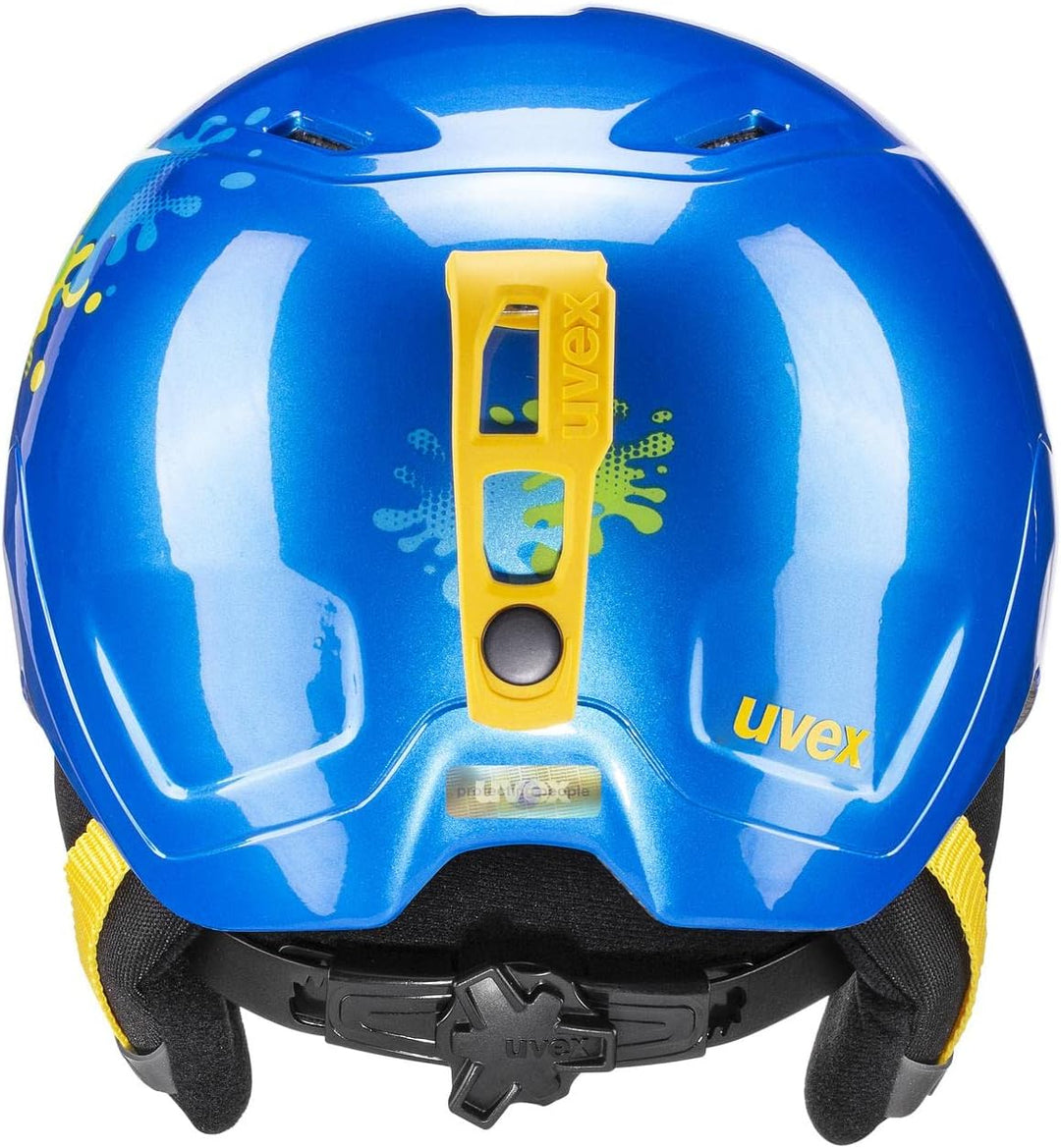 uvex Unisex Jugend Heyyya Skihelm Single 46-50 cm blue splash, Single 46-50 cm blue splash