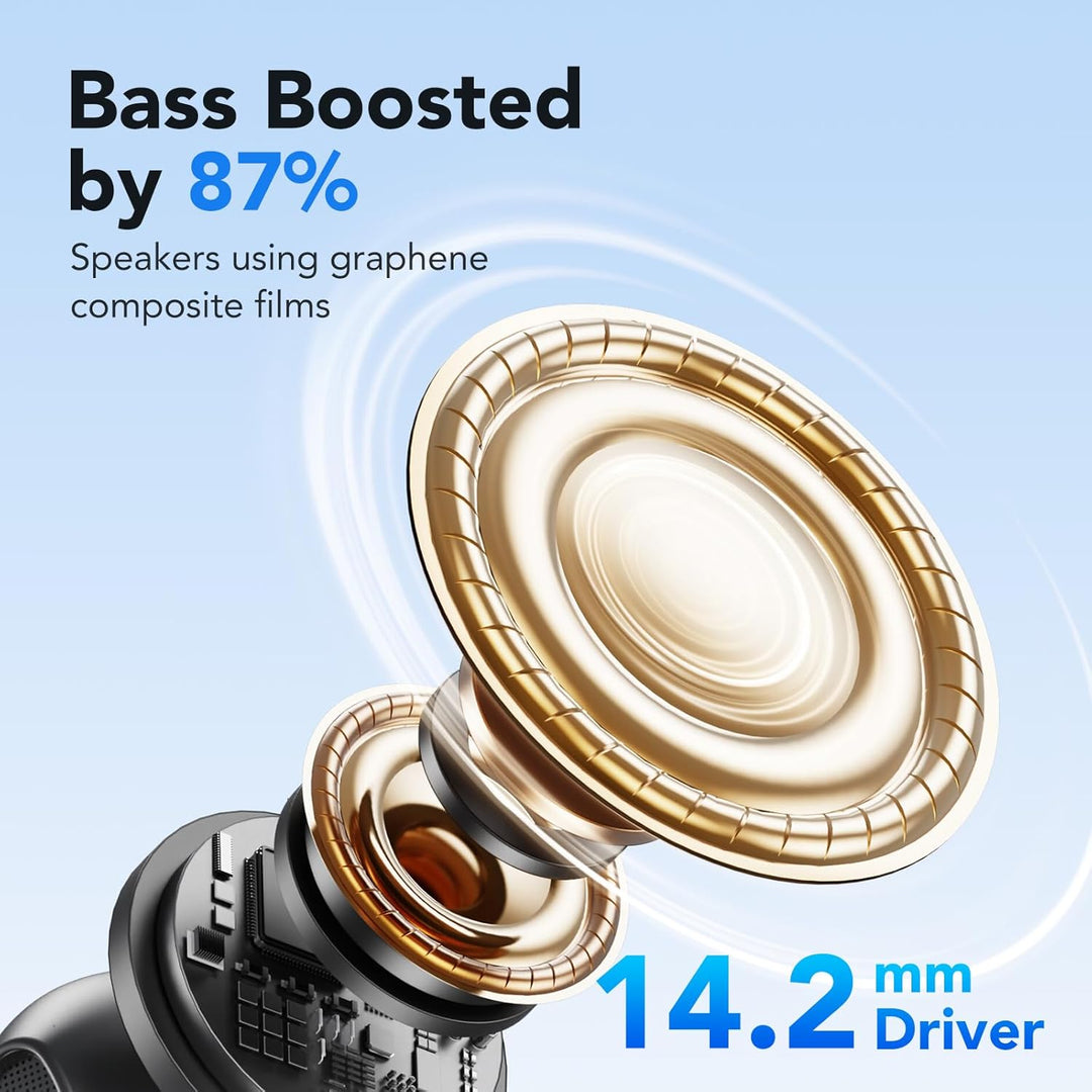 Bluetooth Kopfhörer, In Ear Kopfhörer Kabellos Bluetooth 5.4 Kabellose Kopfhörer mit 4 Mic, 2026 Kab