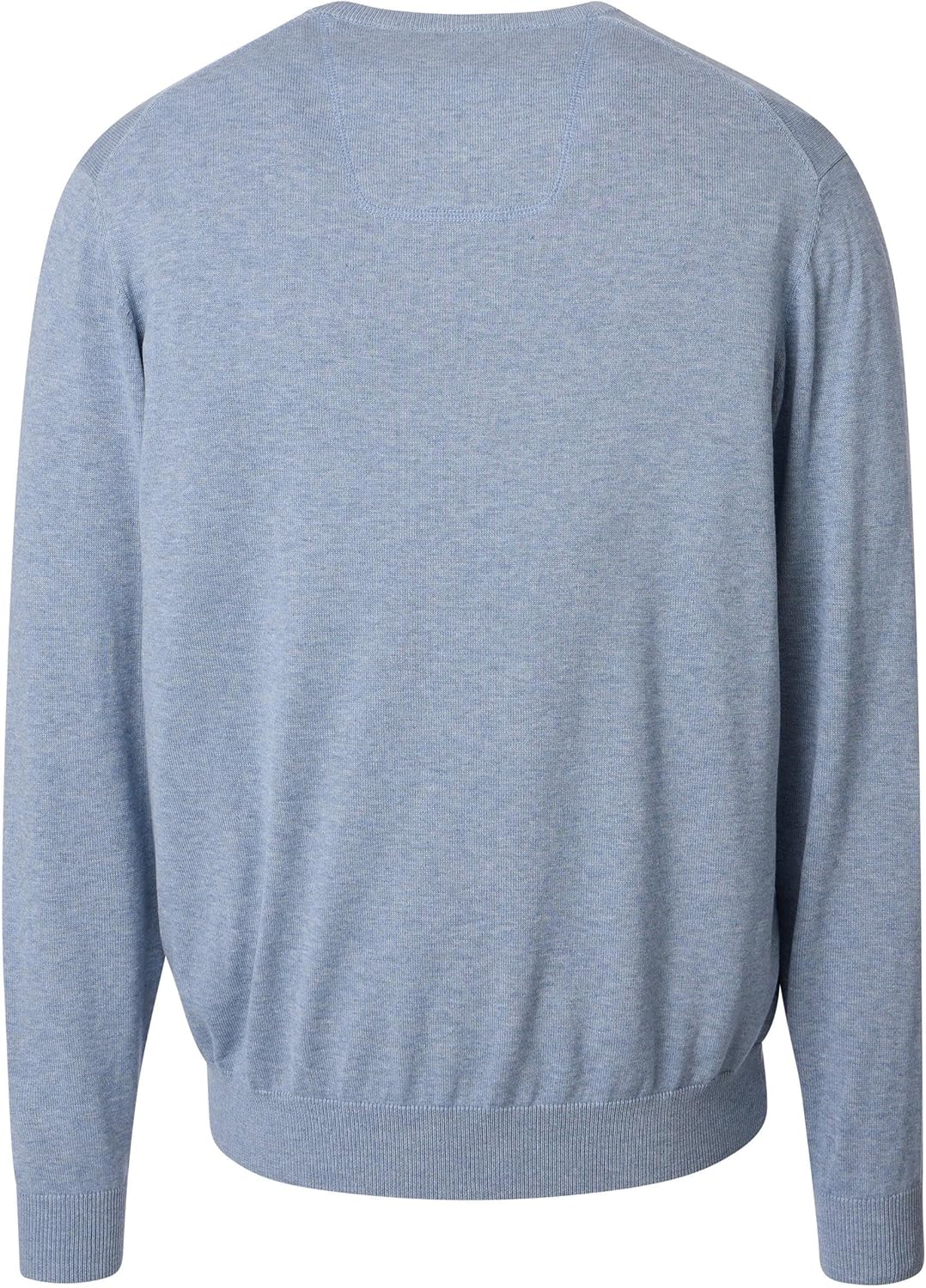 CASAMODA Herren Pullover mit V-Ausschnitt unifarben Elastischer Bund S Hellblau, S Hellblau