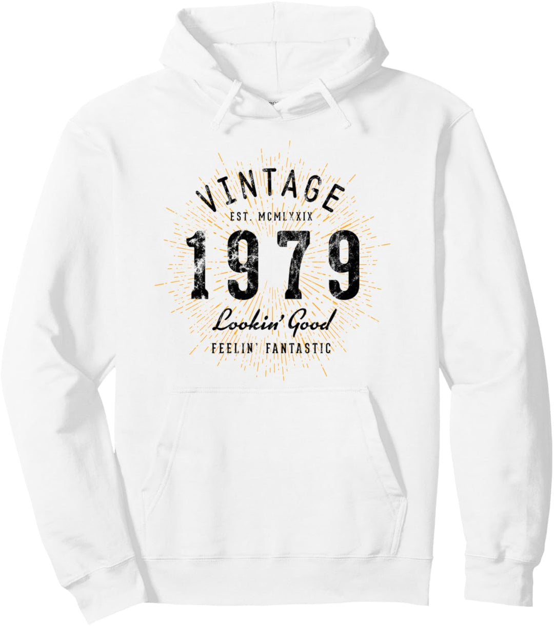 Vintage Geburtstag geboren 1979 Pullover Hoodie