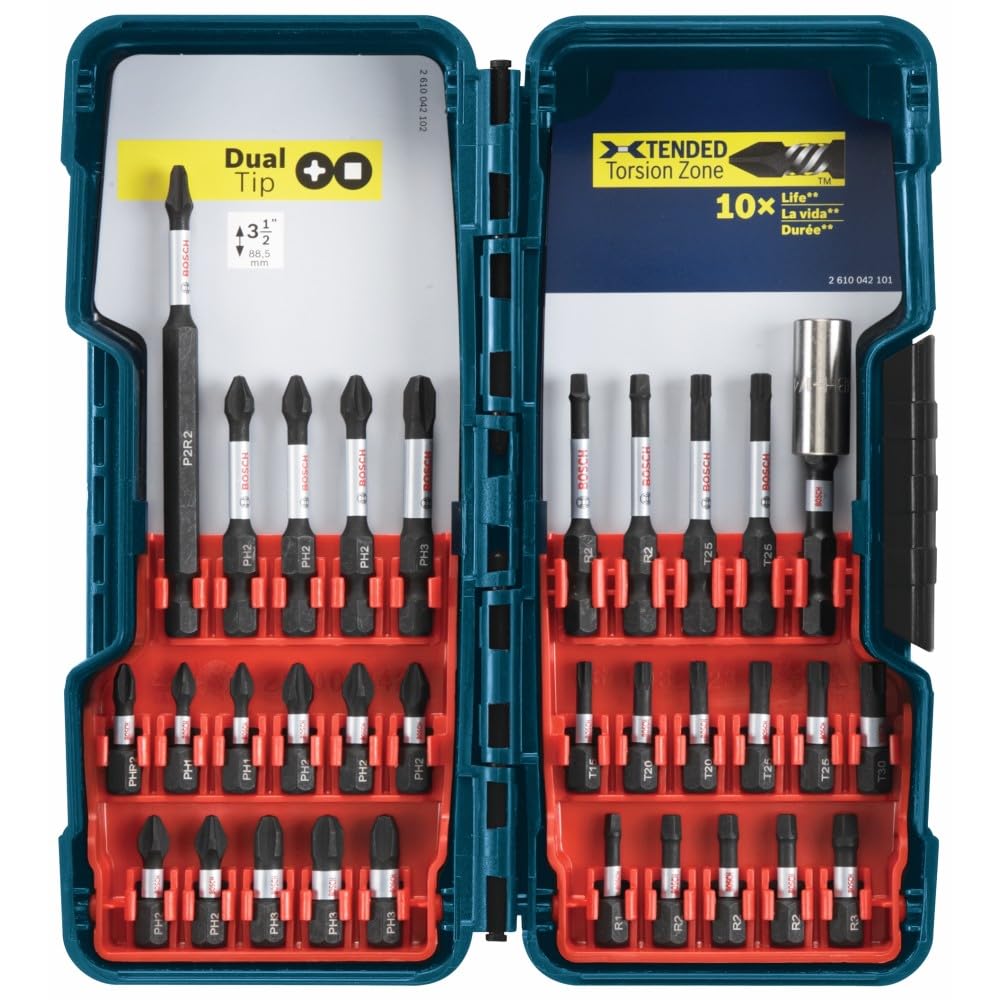 Bosch SBID32 Schraubendreher Bit Set, SBID32L 0 wattsW, 0 voltsV Schlagfestes Set, Schlagfestes Set