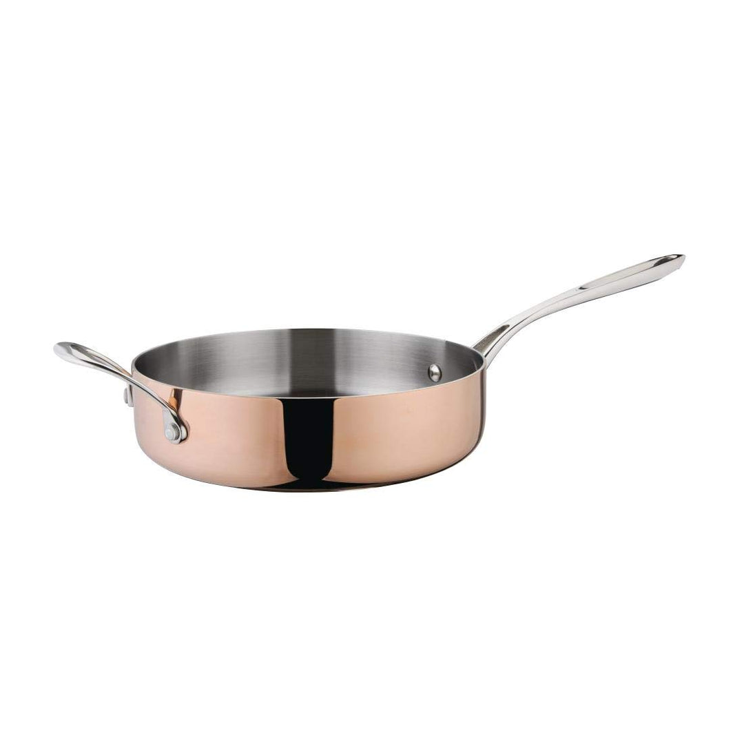 Vogue CM676, dreiwandige Bratpfanne aus Kupfer, 240 mm 60(H) x 240(Ø)mm, 60(H) x 240(Ø)mm
