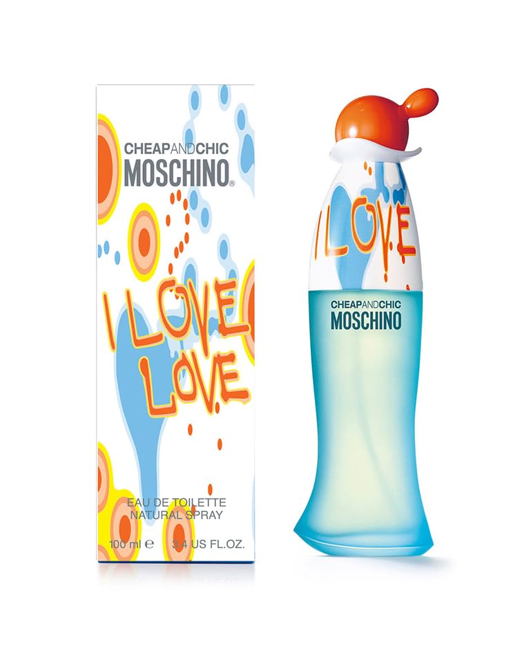 Moschino, I Love Love, EDT Vapo 100 ml, 1er Pack (1 x 100 ml) 100.00 ml (1er Pack), 100.00 ml (1er P