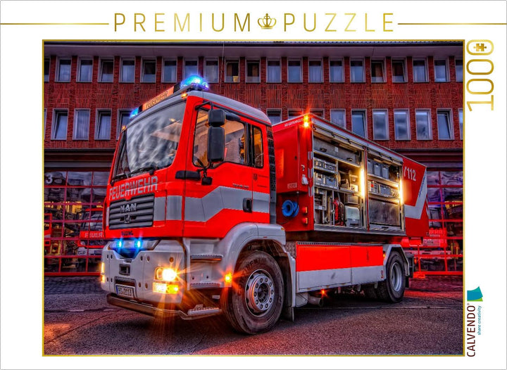 CALVENDO Puzzle WLF mit AB-Gefahrgut BF Braunschweig 1000 Teile Lege-Grösse 64 x 48 cm Foto-Puzzle B