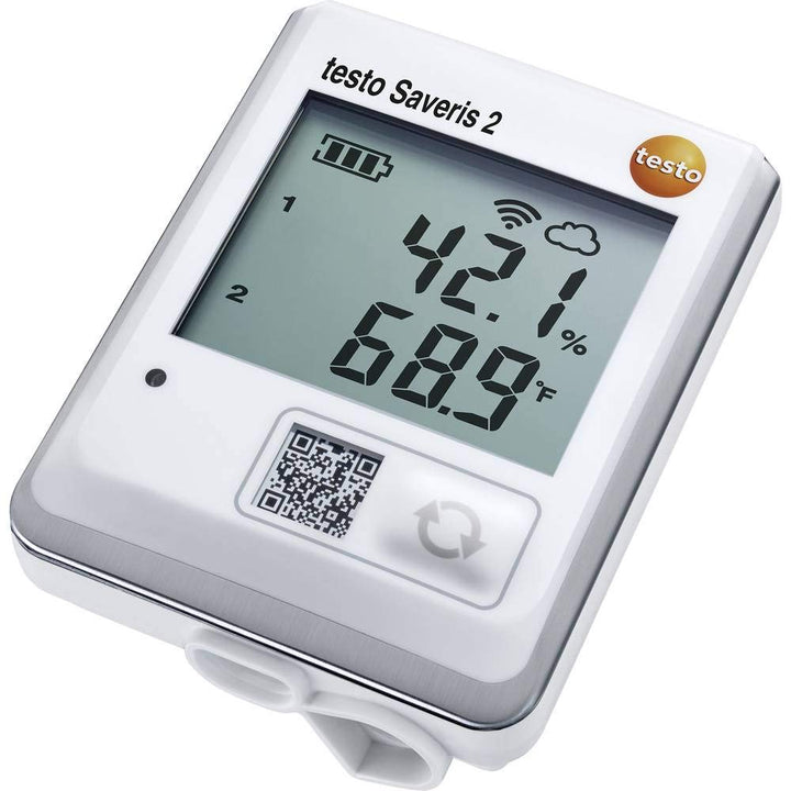 Testo 2-Kanal Feuchtigkeit, Temperatur Datenlogger, -30°C ? +50°C, Sensor NTC Testo Saveris 2-H2 WLA