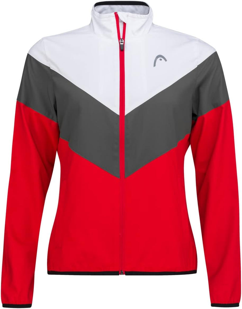HEAD Damen Club 22 Jacket Women Jacket (1er Pack) XS Rot, XS Rot