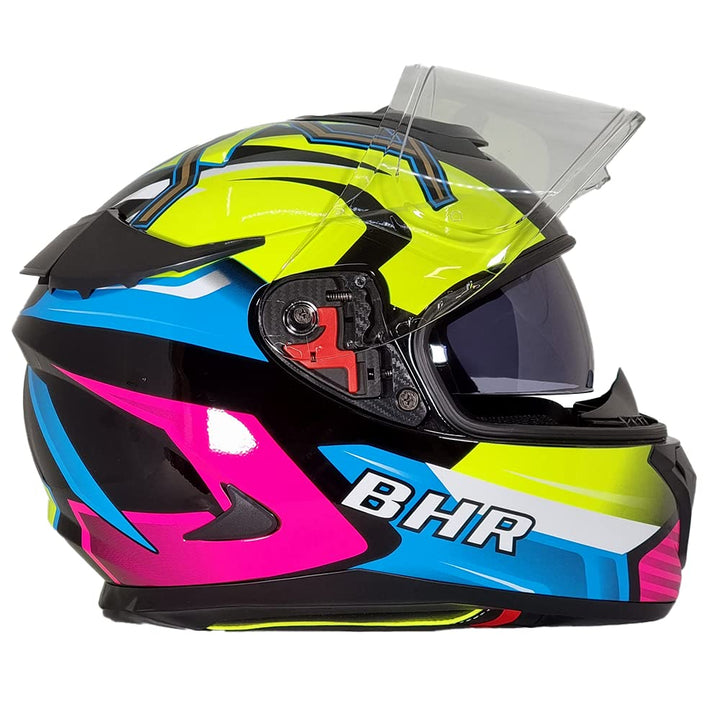 Full Face Motorradhelm mit Doppelvisier BHR 813 Race | Full Face Motorradhelm ECE homologiert mit So