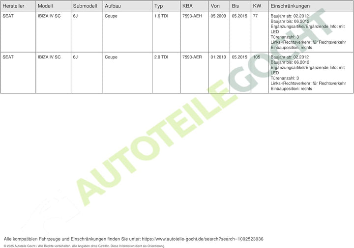 Valeo Heckleuchte Rechts Original Teil 044838