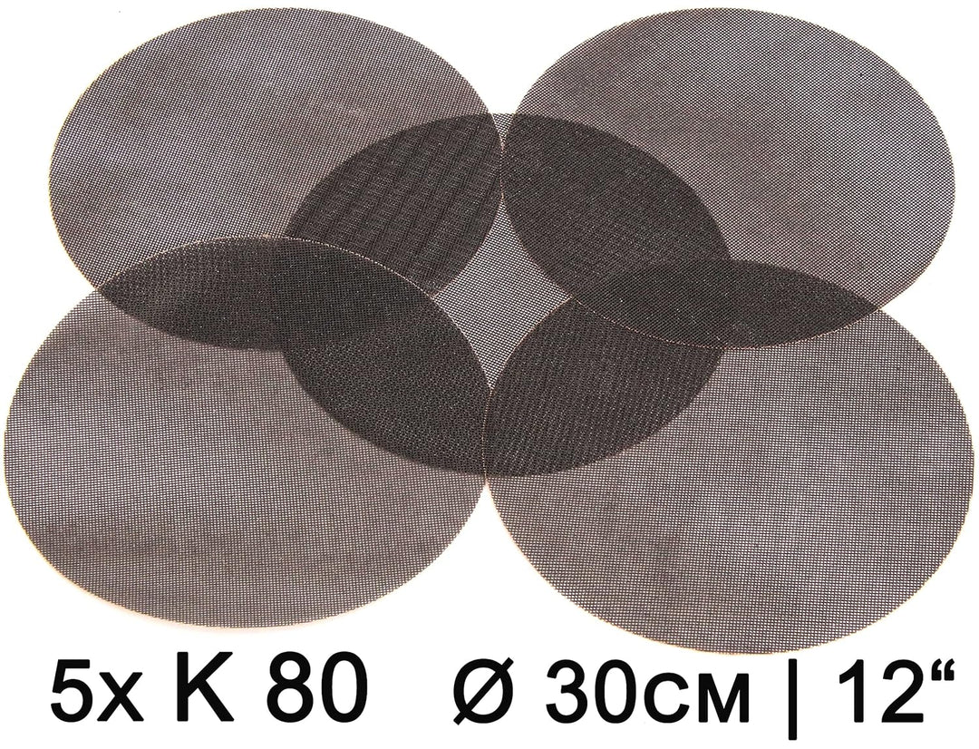 Schleifgitter für das schleifen von Parkett Weichholz Lackzwischenschliff Ø 30cm - Schleifnetz für E
