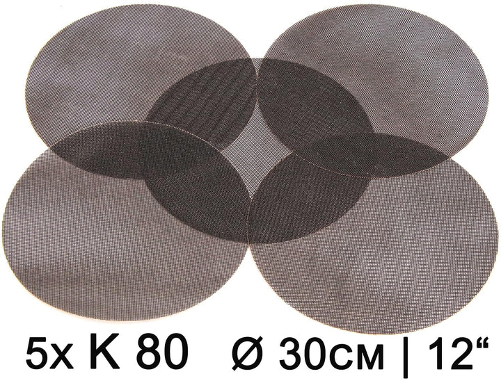 Schleifgitter für das schleifen von Parkett Weichholz Lackzwischenschliff Ø 30cm - Schleifnetz für E