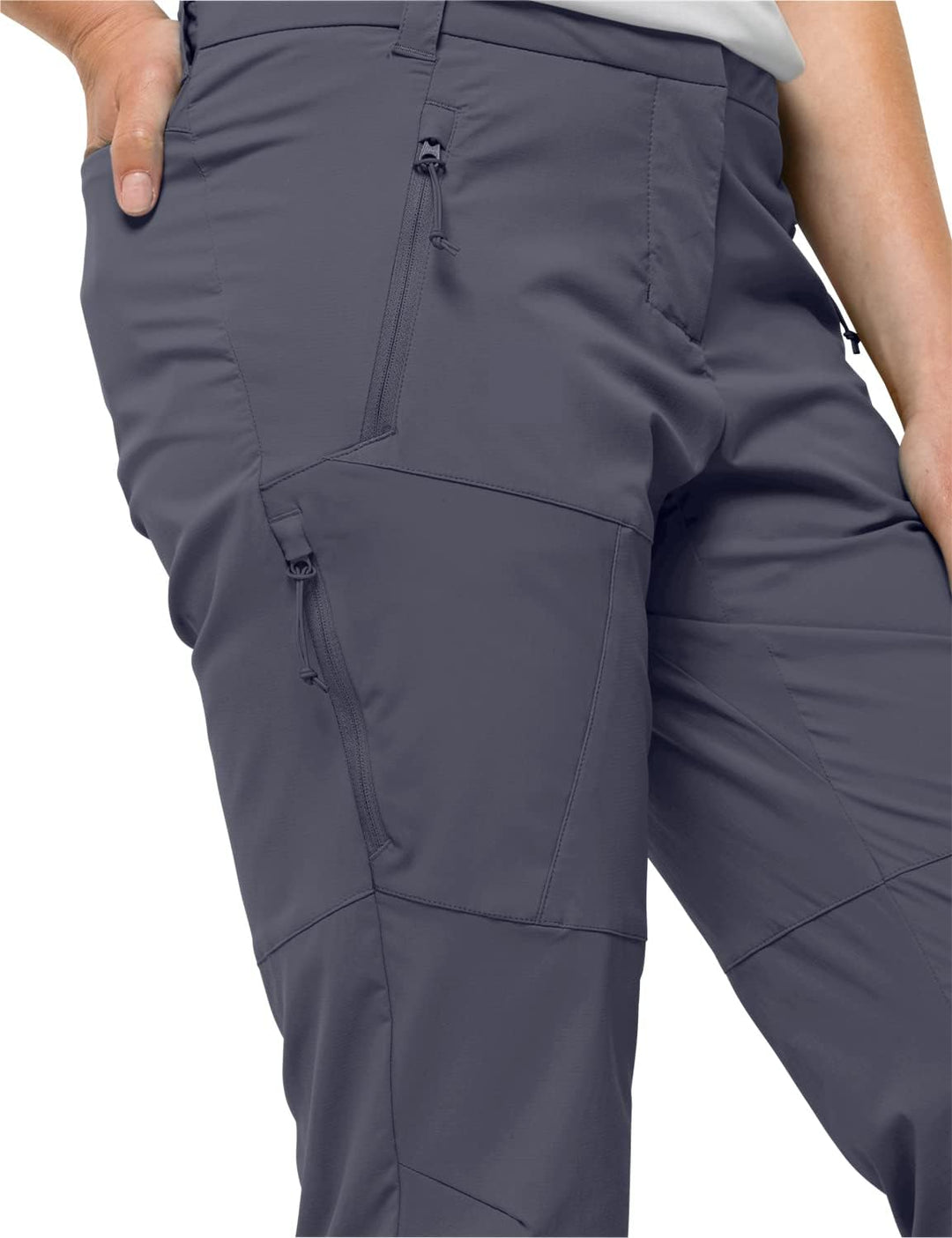Jack Wolfskin Damen Glastal Pants W Wanderhose 34 Dolphin, 34 Dolphin