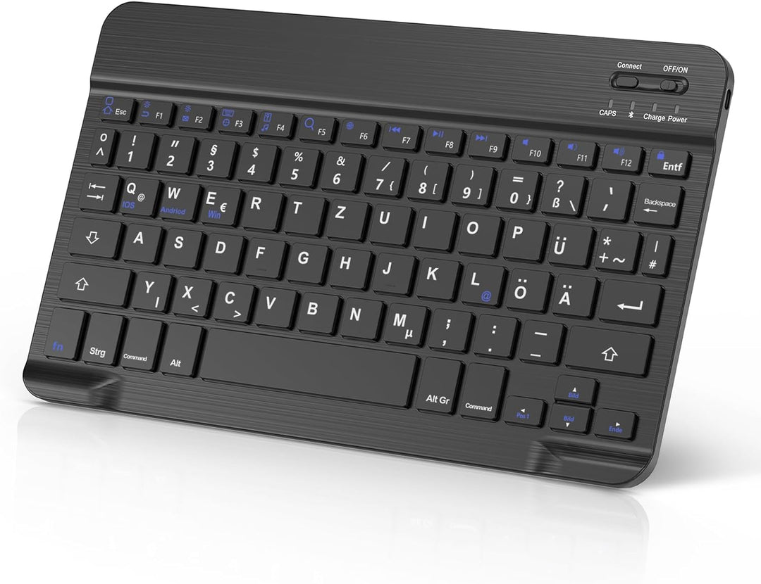 Tastatur Hülle für iPad Air 2019(3. Gen)，iPad 9.Gen,8.Gen, 7.Gen 2021/2020/2019 (10.2), iPad Pro 10,