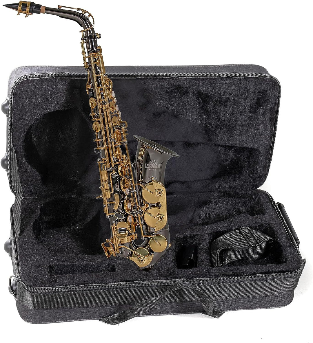 Roy Benson RB700603 Eb-Alt Saxophon MOD.AS-202K schwarz lackiert, inkl. leichtem Rechtecketui, AS-20