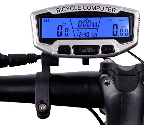 Fahrradcomputer Wasserdicht 28 Funktionen Fahrradcomputer LCD Geschwindigkeit Fahrradtacho Radcomput