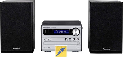 Panasonic DAB+ SC-PM250BEGS I 20-W-Digitalverstärker, CD-Player, UKW-Radio und DAB+-USB-Anschluss —