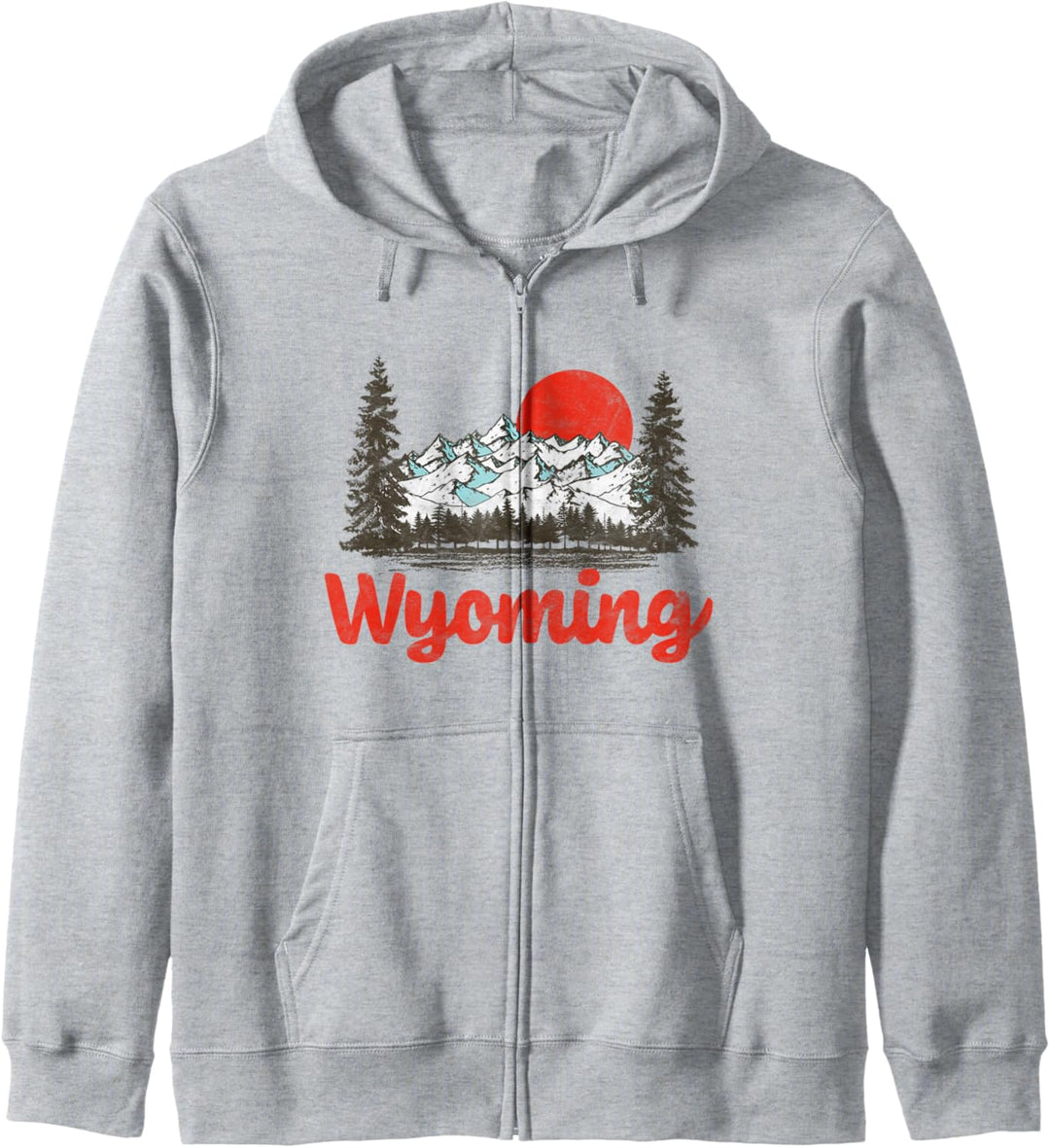 Retro Wyoming Outdoors 80's Mountain Vintage style Kapuzenjacke