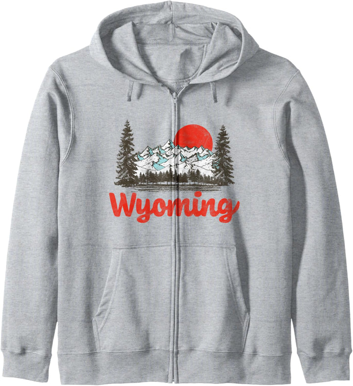 Retro Wyoming Outdoors 80's Mountain Vintage style Kapuzenjacke