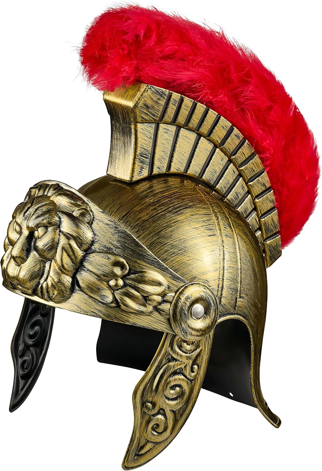 Balinco Römerhelm | Römer Helm Gold | Krieger | Römischer Kämpfer | Roman Gladiator - für Damen & He