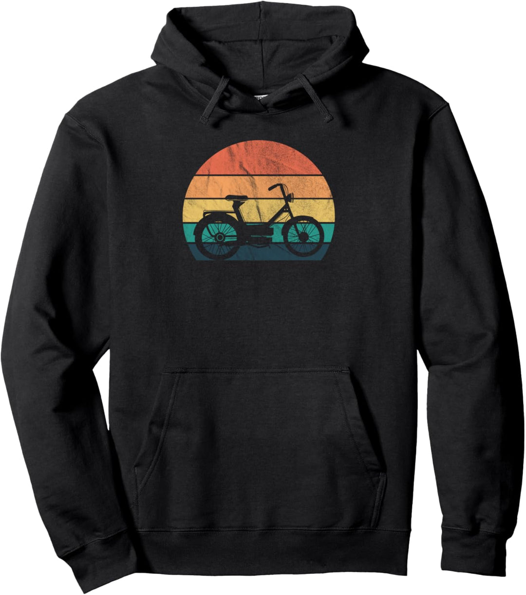 Mofafahrer Mofafahren Retro Mofa Zubehör Lustig Pullover Hoodie