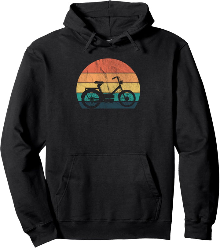 Mofafahrer Mofafahren Retro Mofa Zubehör Lustig Pullover Hoodie