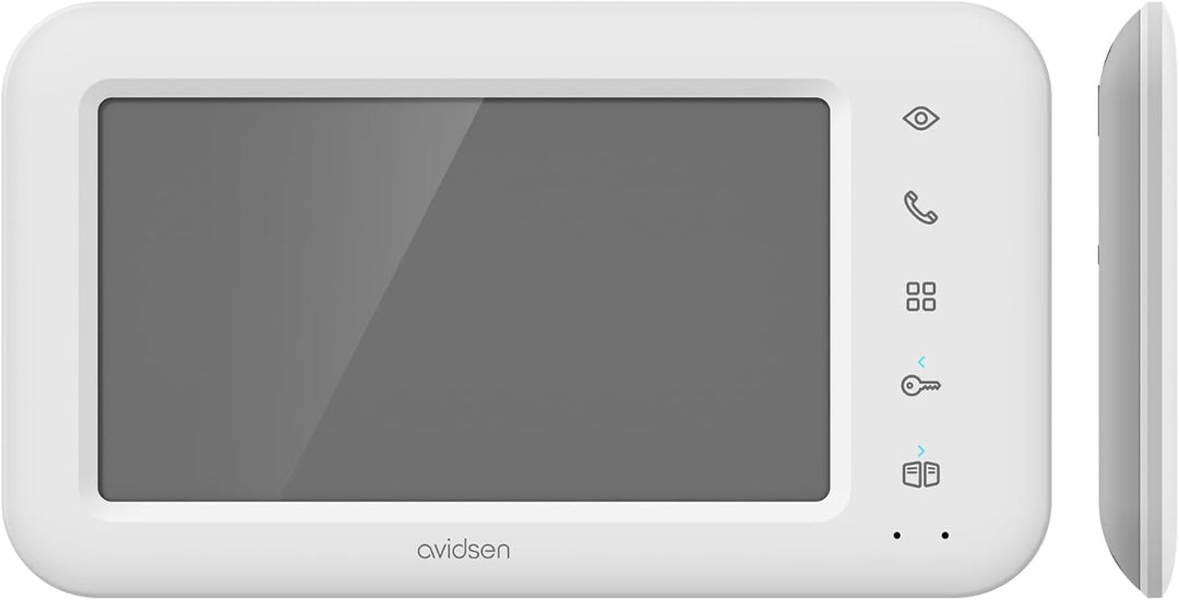Avidsen Home Elia Smart 2 kabelgebundene Video-Türsprechanlage, 2-Draht-System, 7" Bildschirm, WiFi