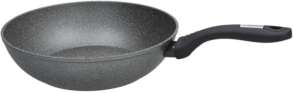 Tognana Wok 1 Griff 28 cm Mythos Marble schwarz
