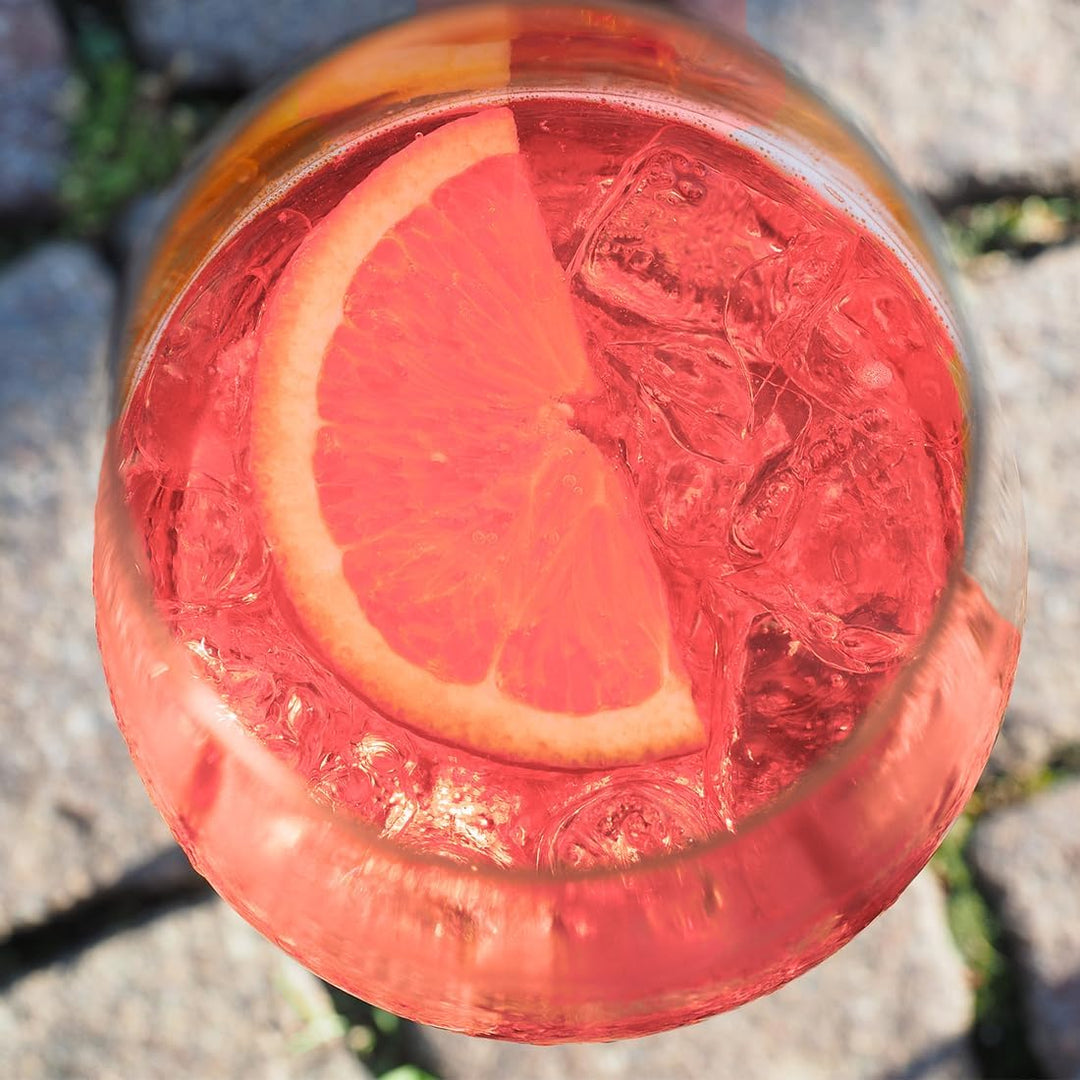 2 Gläser für Sarti Spritz mit Gravur - das Geschenk für Männer - zum Trinken von Aperol, Lillet und