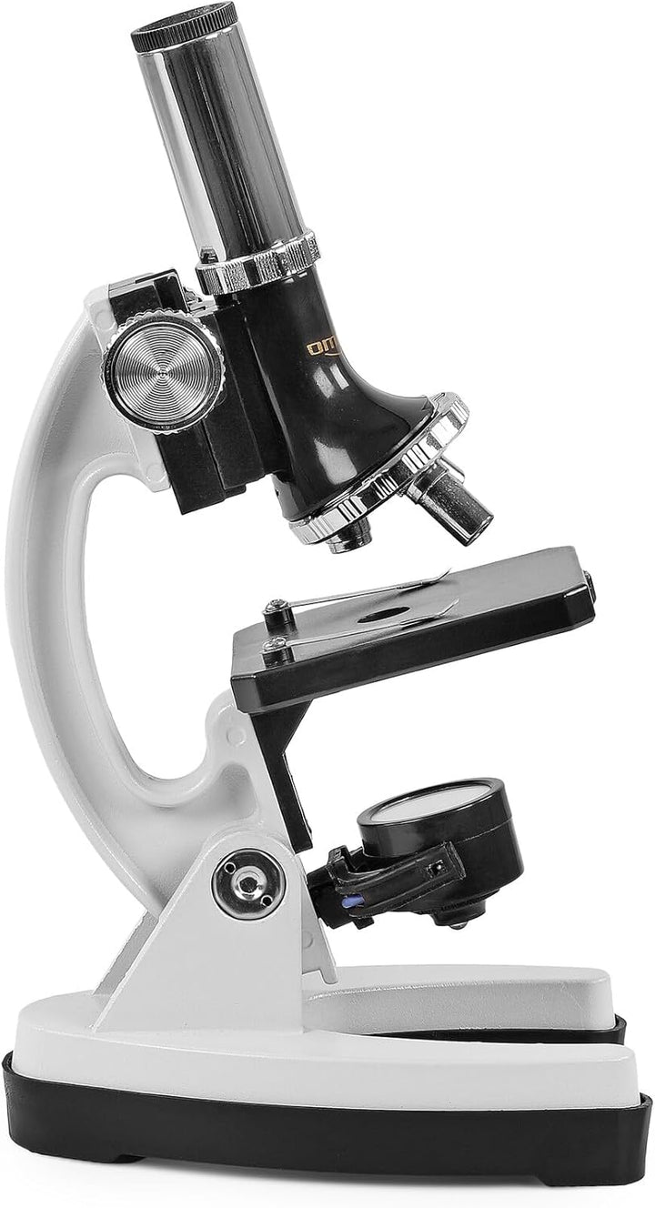 Omegon MonoView, Mikroskopier-Set, 1200x | Hochauflösendes Mikroskop für präzise Untersuchungen | In