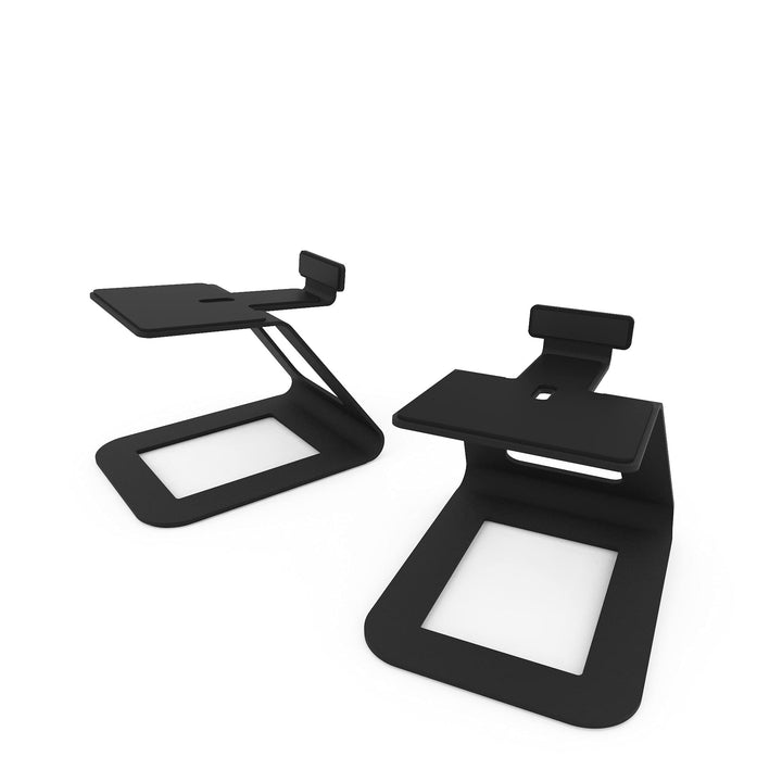 Kanto SE6 Elevated Desktop Speaker Stands for Large Bookshelf Speakers & Full-Size 5”-7” Studio Moni
