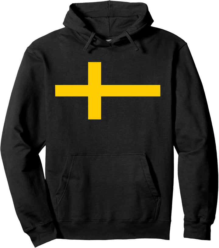 Flagge Schweden Sverige Schwedische Flaggen Damen Herren Pullover Hoodie