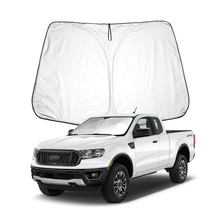 BIXUAN Sonnenschutz kompatibel mit Ford Ranger 2016-2022 Windschutzscheibe für das Auto Frontscheibe