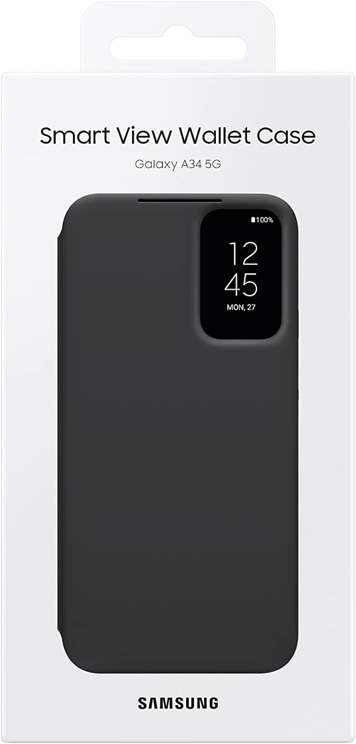 Samsung Smart View Wallet Case Black Single, Black Single
