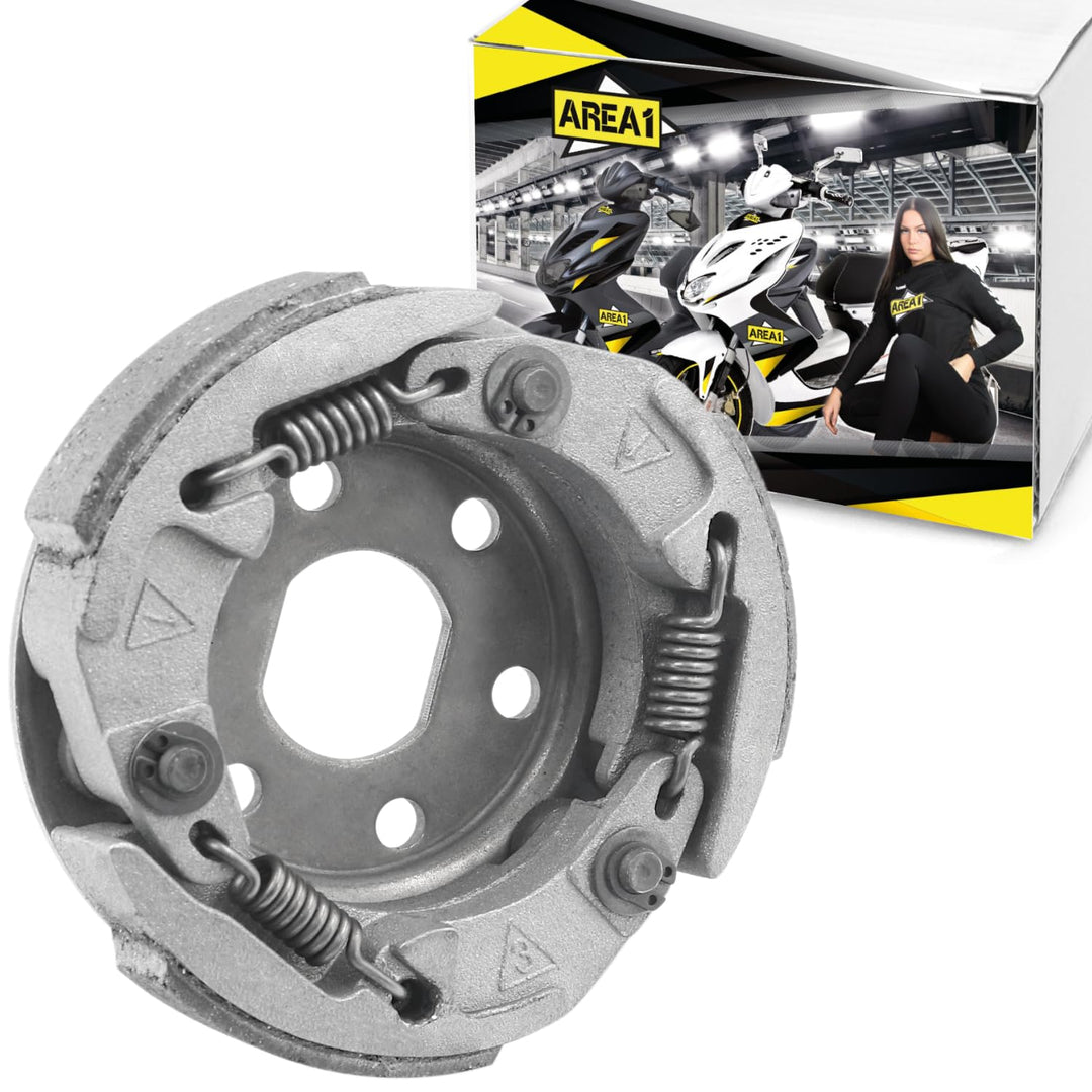 Area1 Ersatz Kupplung 107mm für 50ccm kompatibel mit Piaggio TPH (X) Typhoon, NRG Power mc2 mc3, Zip