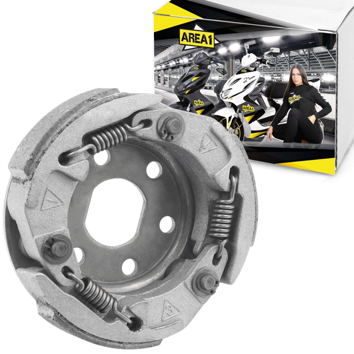 Area1 Ersatz Kupplung 107mm für 50ccm kompatibel mit Piaggio TPH (X) Typhoon, NRG Power mc2 mc3, Zip