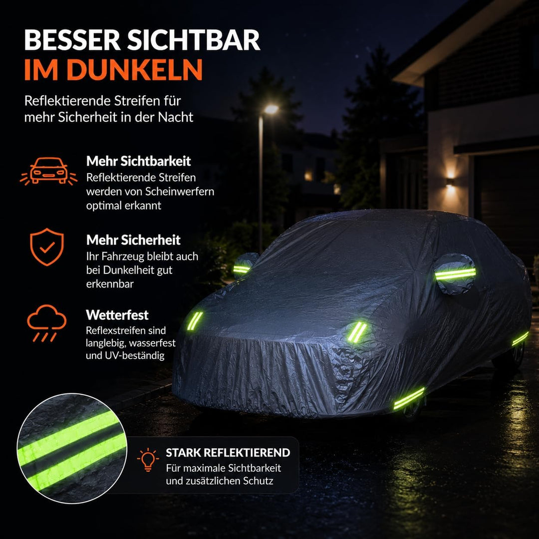 Autoschutzhülle wasserdicht & Autoabdeckung für Schutz & Abdeckung von Auto, PKW - Fahrzeug: Autopla