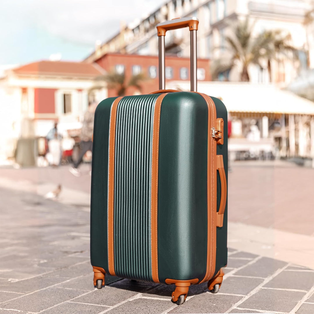 FERGÉ Kofferset Hartschale 3-teilig Milano Koffer Trolley-Set mit Handgepäck Hartschalenkoffer 4 Rol