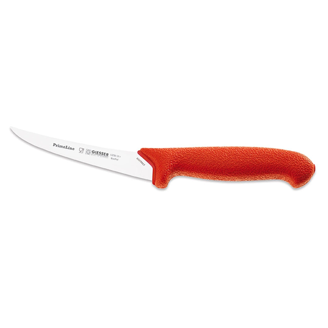 Johannes Giesser Messerfabrik PrimeLine Ausbeinmesser Messer, Rot, 13 cm