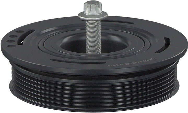 febi bilstein 33699 Riemenscheibe (entkoppelt) für Kurbelwelle, mit Schraube , 1 Stück