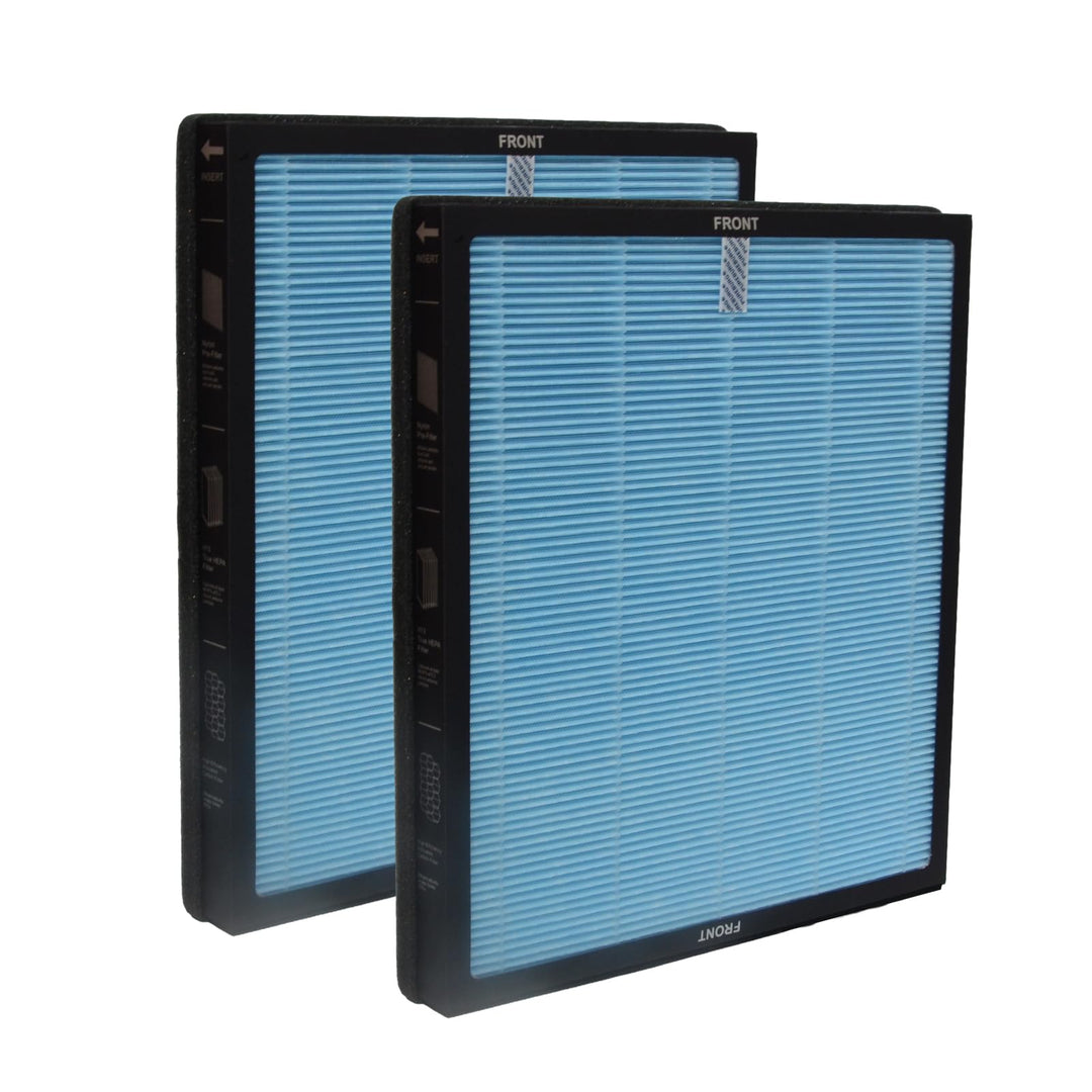 PUREBURG Ersatzfilter kompatibel mit Airtok AP2301 AP2301W Luftreinigern, 2er-Pack, H13 HEPA-Aktivko