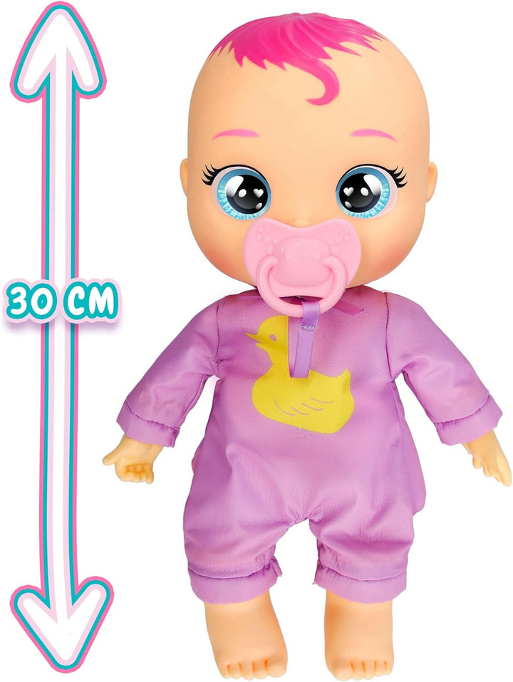 Cry Babies Newborn Bath Time Zoe, Babypuppe Bath Time Zoe -reagiert, wenn sie nass Wird, wasserdicht