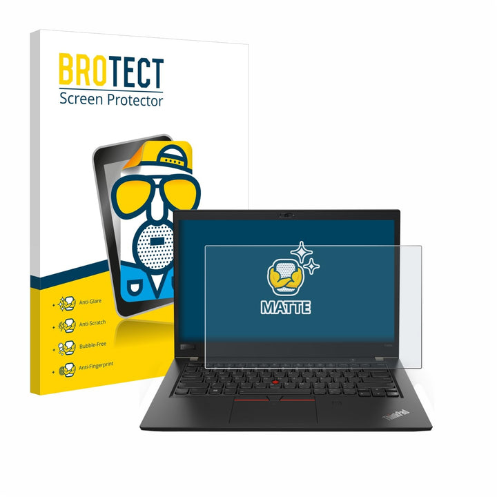 BROTECT Entspiegelungs-Schutzfolie für Lenovo ThinkPad T480 / T480s Matte Displayschutz-Folie, Anti-