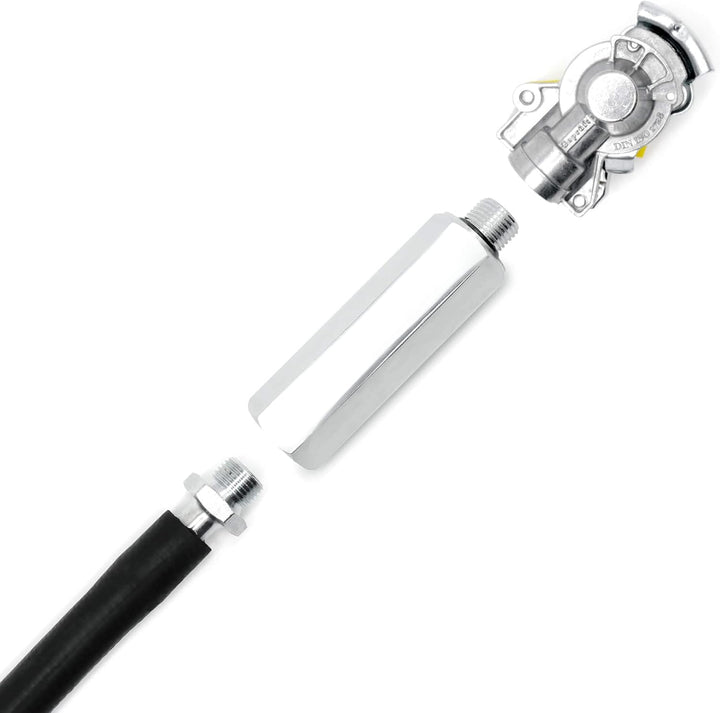 Handgriff Set M22x1,5 Aluminium Verlängerung für Kupplungskopf Druckluft LKW
