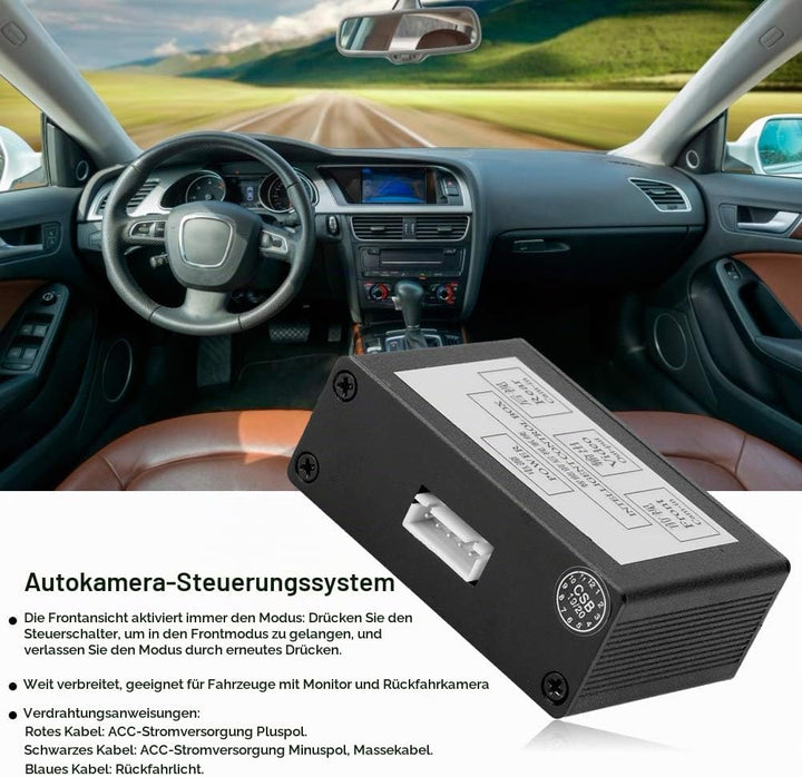 Smart Car Parking Camera Converter Switcher Vordere Rückansicht Video Switch Channel Control Box Ada